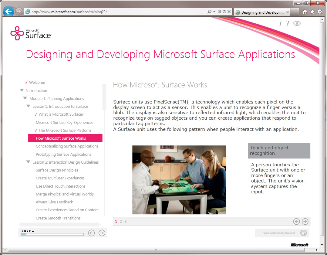Designing and Developing Surface Applications - Surface 2.0 SDK Training