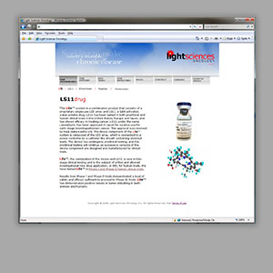 Light Sciences Oncology Flash Website
