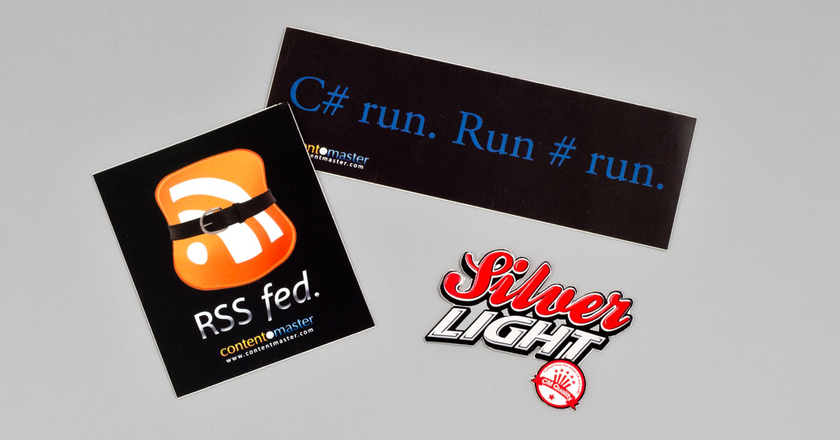 Stickers, Shirts, and Other Promo Items - Creative Branding
